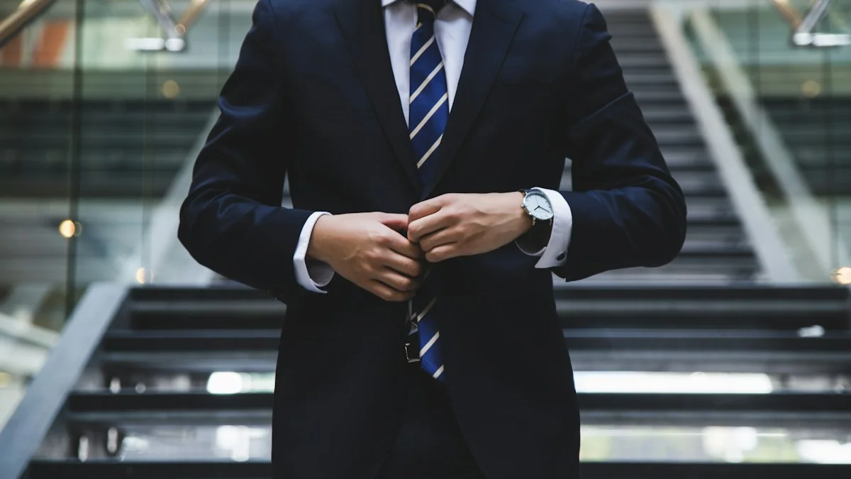Professional CPA in business suit advising on difference between accounting and bookkeeping - Snipay